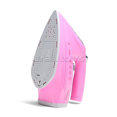 Бытовая техника "Утюг с гладильной доской" в коробке( цвет розовый)