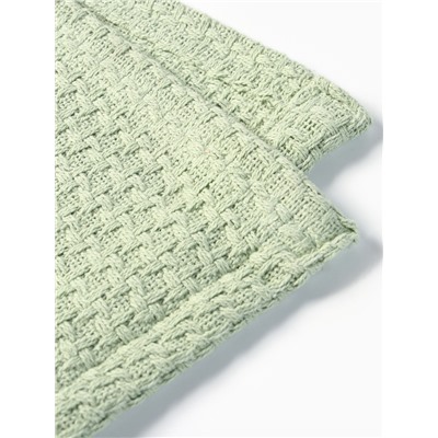 Плед «Этель» Waffle, 220×240 см, оливковый, 340 г/м²