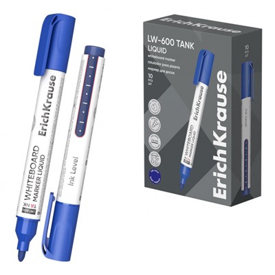 Маркер для магнитной доски с жидкими чернилами Tank LW-600 синий 48775 ErichKrause