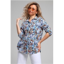 Рубашка 36955 (Бирюза)