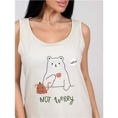 Сорочка "Любимушка" (Светло-серый)