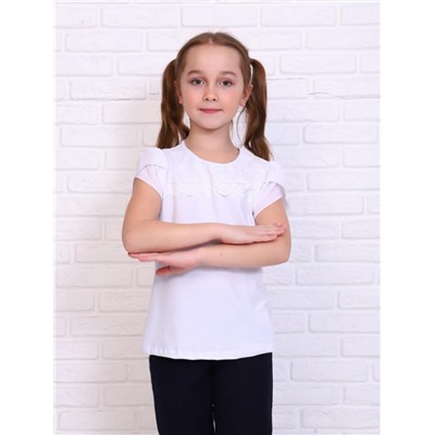 Джемпер Мимоза кор.рукав детский (Белый)