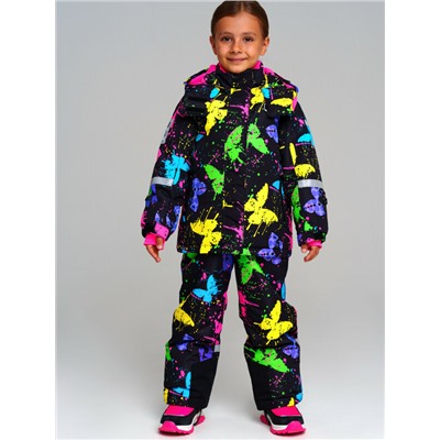 Комплект текстильный с полиуретановым покрытием для девочек: куртка, полукомбинезон