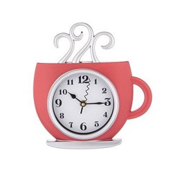 Часы настенные 25,5*24*4,3см COFFEE, пластик