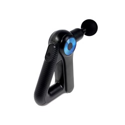 Массажёр для тела LEM-11, перкуссионный, 9 насадок, 9 режимов, чёрный