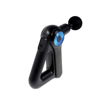 Массажёр для тела LEM-11, перкуссионный, 9 насадок, 9 режимов, чёрный