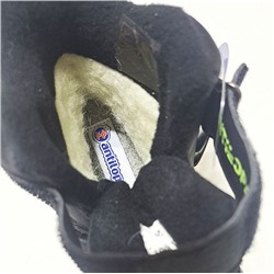 AL8081 черн Ботинки зима для мальчиков (27-32)/6