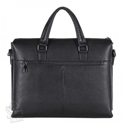 Портфель мужской кожаный 8688-3H black Heanbag