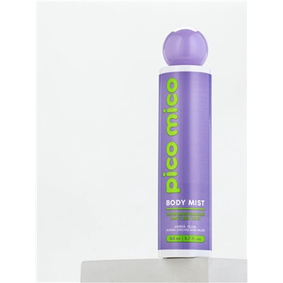 Мист для тела парфюмированный, 168 мл, аромат амбра, слива, жасминовая орхидея и мускус, PICO MICO