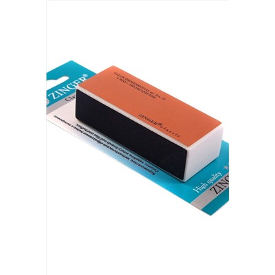 Zinger Бафик для шлифовки ногтей 4-х сторонний / Classic BA-10, 180/240/1200/3000 грит, разноцветный KRISTALLER, 1110987