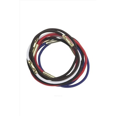 Dewal Резинки для волос RE-020 Maxi, цветные, 10 шт. KRISTALLER, 1106141