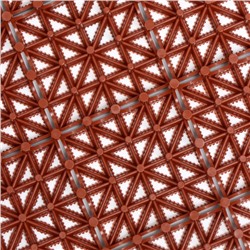 Универсальное покрытие для садовых дорожек ERFOLG H&G, 33×33 см, набор 9 шт., цвет терракот