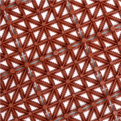 Универсальное покрытие для садовых дорожек ERFOLG H&G, 33×33 см, набор 9 шт., цвет терракот