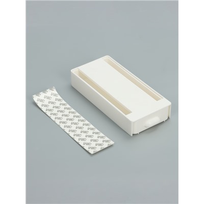 Ящик для хранения, скрытый потайной под стол, 20×9×4 см, белый