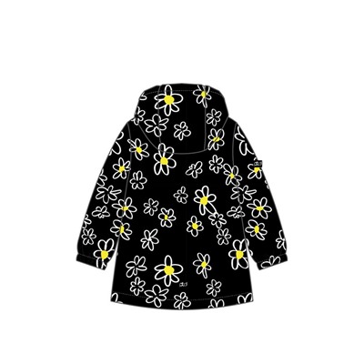 Куртка текстильная с полиуретановым покрытием для девочек (ветровка)