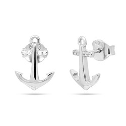 Серьги из серебра куб.циркон., МЦВ882