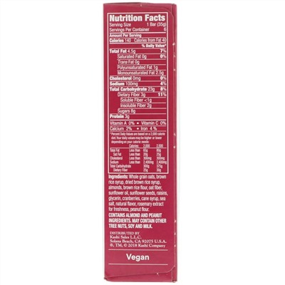 Kashi, Жевательные батончики из мюсли, Trail Mix, 6 батончиков, 35г