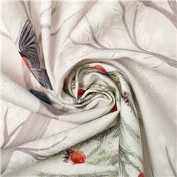 УЦЕНКА Скатерть Этель "Новогоднее чудо" d=150см +/-3см с ВГМО, 100%хл, саржа 190гр/м2