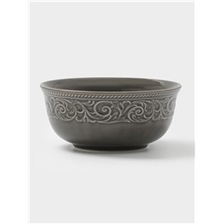 Салатник WY Floral Laceware, 700 мл, d=15 см, фарфор, серая