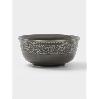 Салатник WY Floral Laceware, 700 мл, d=15 см, фарфор, серая