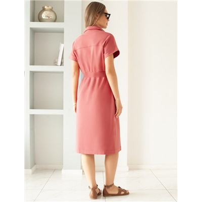 Платье из футера двухнитки с эластаном