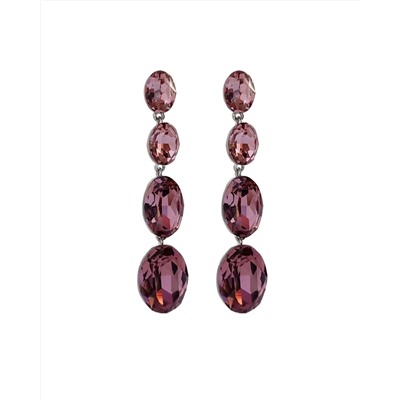 Серьги с кристаллами Swarovski