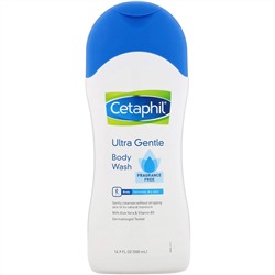 Cetaphil, Ultra Gentle, гель для душа, без отдушки, 500 мл