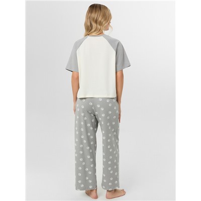 КОМПЛЕКТ ЖЕНСКИЙ (ФУТБОЛКА, БРИДЖИ) 592631