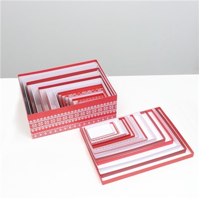 Набор коробок подарочных 15 в 1 «Скандинавия», 47.5×31×18 - 12×7×4 см