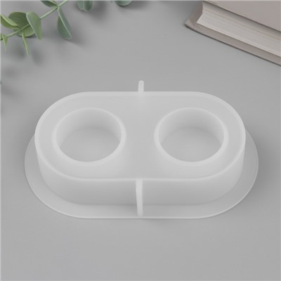 Молд силиконовый «Подсвечник, Лаконичность» 8×14×2.7 см