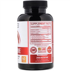 Zhou Nutrition, Keto Drive, экзогенные кетоны BHB, 60 капсул