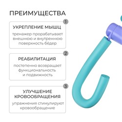 Тренажёр Thigh Master для укрепления мышц груди и бёдер, цвет МИКС