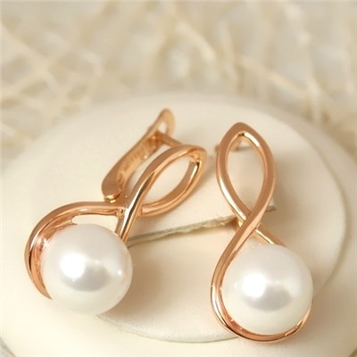 Серьги позолота H01-8303