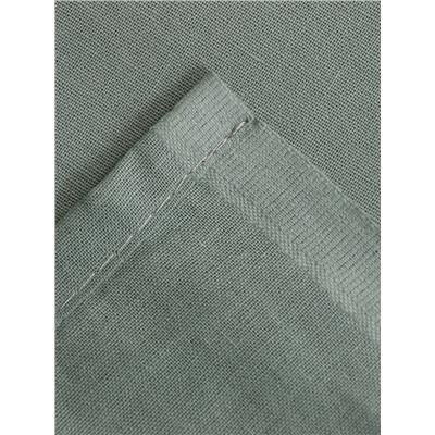 Простыня евро «Этель» Plain collection, 200×215 см, зелёная, хлопок 100%, поплин