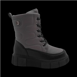 Сапоги на меху 3100В-4 серые