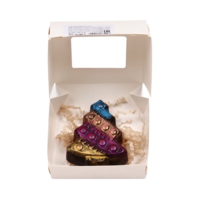 Шоколадная фигурка «Пряничная елочка», кондитерская глазурь, 80 г