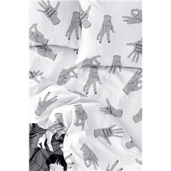 КПБ 1.5 перкаль "Crazy Getup" НЕОН (70х70) рис. 16708-1/16709-1 Wednesday