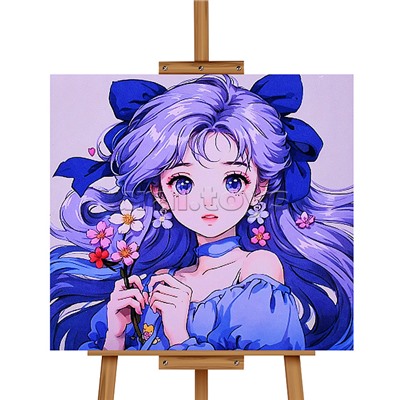 Мозаика алмазная "Красивая девушка" 20*20 см.