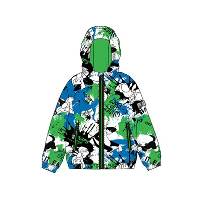 Куртка текстильная с полиуретановым покрытием для мальчиков (ветровка)