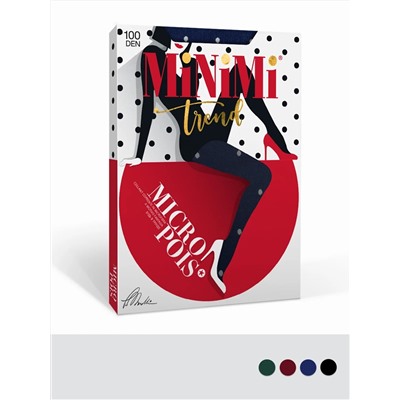 Minimi Колготки MICRO POIS 100 (микрофибра в горошек)