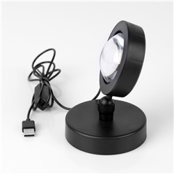 Световой прибор «Закат», 5 картриджей, свечение тёплое белое, 5 В