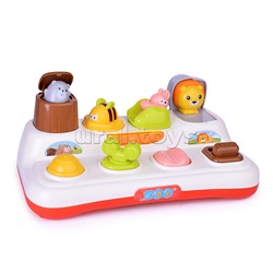 Развивающая игрушка "" со зверятами, в коробке