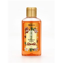 Новогодний подарочный набор косметики: гель для душа 100 мл и бомбочка для ванны 100 г, аромат имбирное печенье, URAL LAB