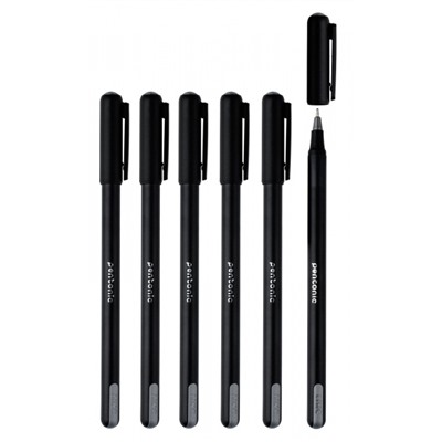 Ручка шариковая LINC "PENTONIC" черная 0.7мм 7024-K LINC