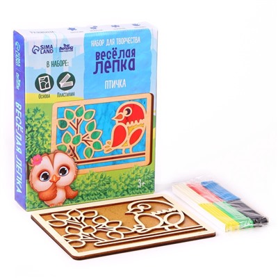 Пластилиновые картинки «Птица», 21×15 см