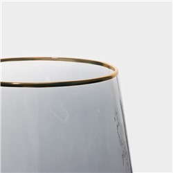 Стаканы Magistro «Дарио», 450 мл, 10×11.5 см, набор 6 шт., стекло, графит