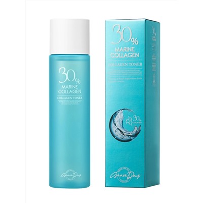 GRACE DAY - ТОНЕР ДЛЯ ЛИЦА С МОРСКИМ КОЛЛАГЕНОМ MARINE COLLAGEN 30% TONER, 150 ML