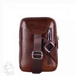 Сумка мужская кожаная 2023088-2BSH coffee Heanbag
