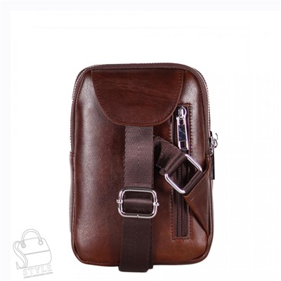 Сумка мужская кожаная 2023088-2BSH coffee Heanbag