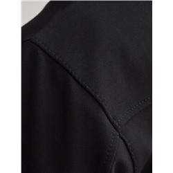 Бомбер среднего объема на молнии с карманами из эластичного футера двухнитки